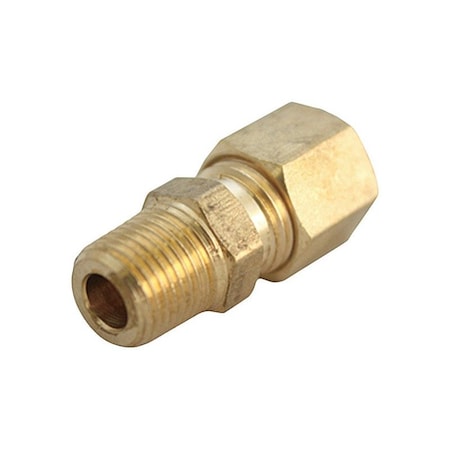 1/4 In. Compression X 3/8 In. D MPT Brass Connector